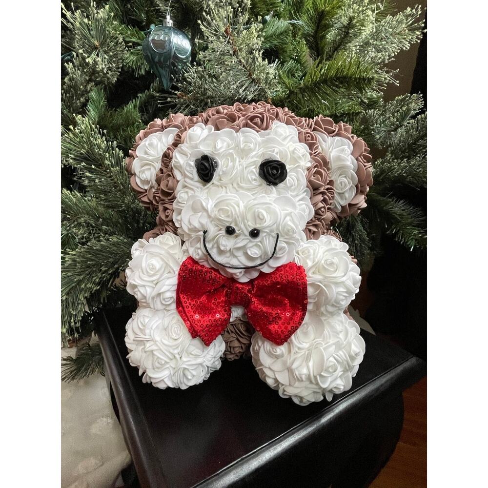 Handmade Christmas Monkey From Roses - Picture 6 of 7